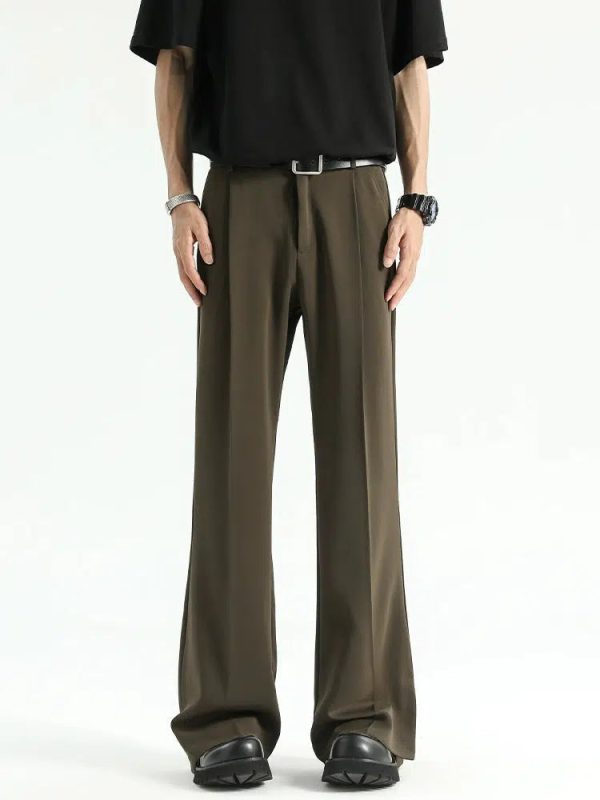 Wide-Leg Drape Pants Fashion