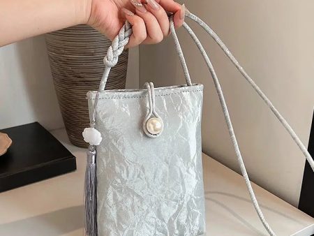 Tassel Bead Silk Mobile Phone Bag Fashion