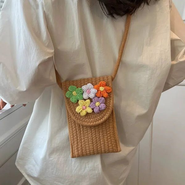 Handcrafted Floral Mobile Phone Bag Cheap