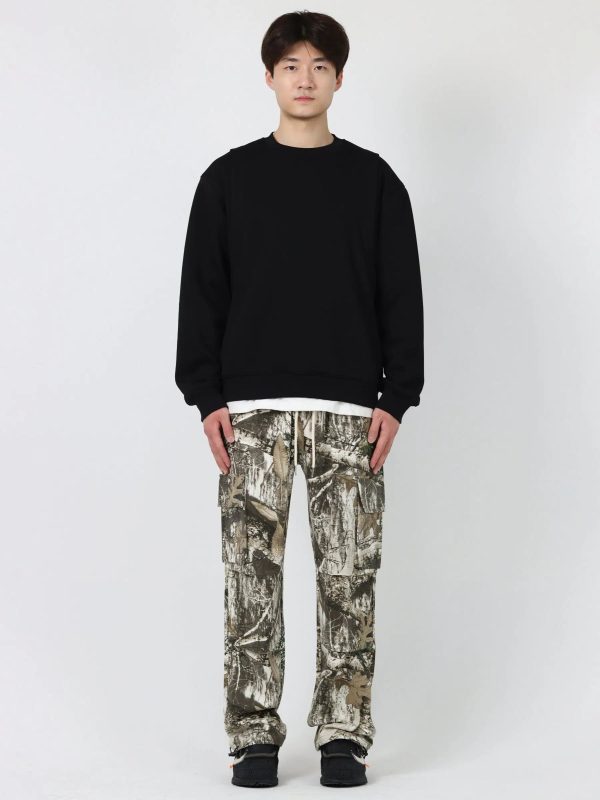 Camouflage Cargo Pants with Drawstring Online Sale