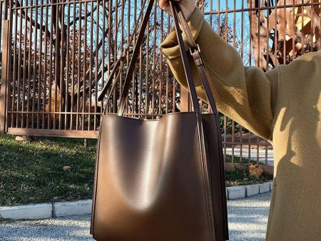 Adjustable Straps Leather Tote Bag For Cheap