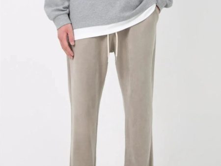 Casual Straight-Leg Drawstring Pants Online Hot Sale