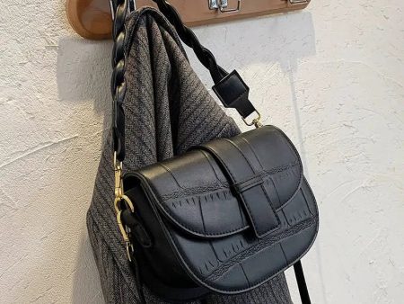 Braided Strap Crossbody Bag Fashion