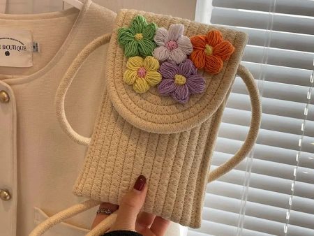 Handcrafted Floral Mobile Phone Bag Cheap