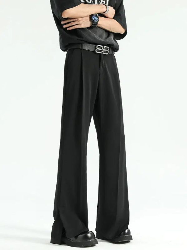 Wide-Leg Drape Pants Fashion