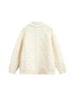 Cable Knit Zipper Sweater Fashion