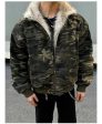 Camouflage Jacket with Faux Fur Collar Online Hot Sale