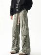 Wide-Leg Drawstring Waist Pants Online Hot Sale