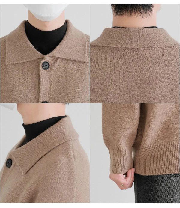 Button-front Knit Cardigan For Discount