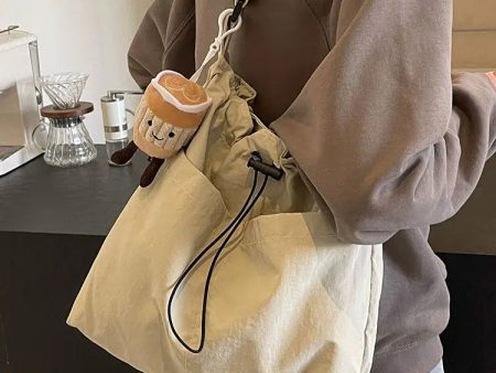 Drawstring Shoulder Tote Bag Hot on Sale