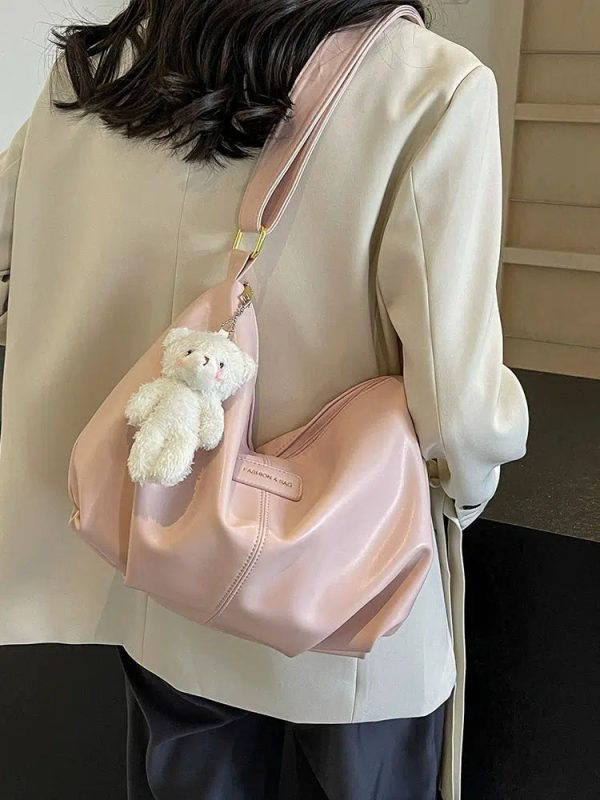 Teddy Charm Shoulder Bag For Sale