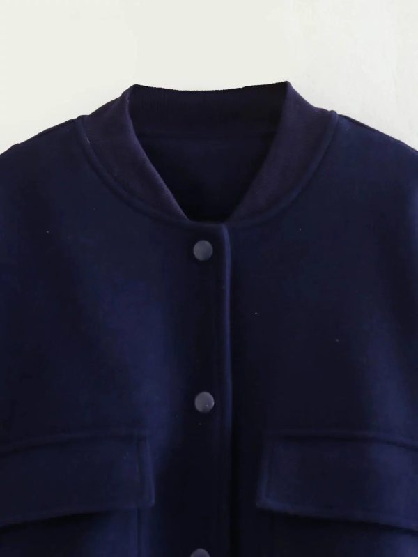 Casual Pockets Button-Up Coat Online