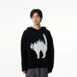 Cat Graphic Hooded Sweater Sale