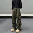 Cargo Pleated Camo Pockets Pants Online Sale