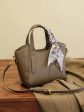 Scarf Accent Elegant Handbag Online Sale