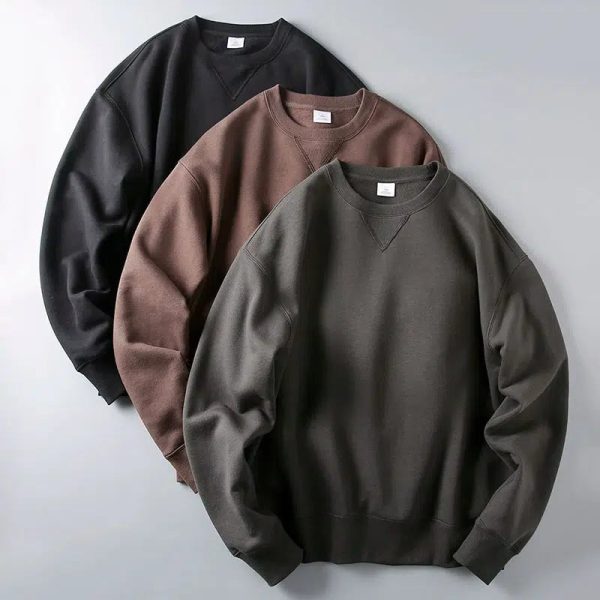 Velvet Crew Neck Sweatshirt Cheap