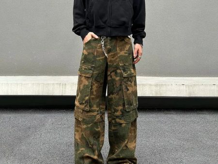 Camouflage Pockets Cargo Pants For Cheap