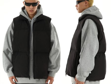 Zipper Closure Puffer Down Vest Online Hot Sale