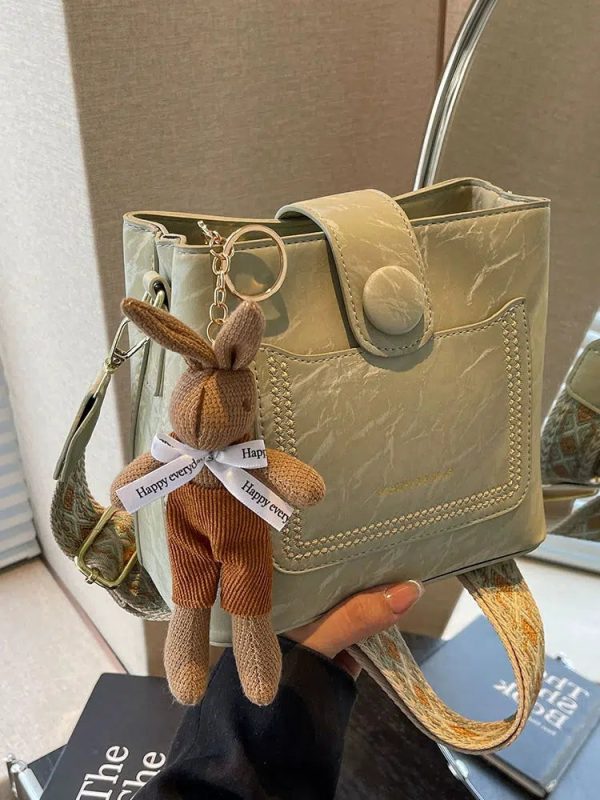 Bunny Keychain Stylish Handbag Online Hot Sale