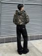 Camo Zip-Up Hooded Jacket Cheap