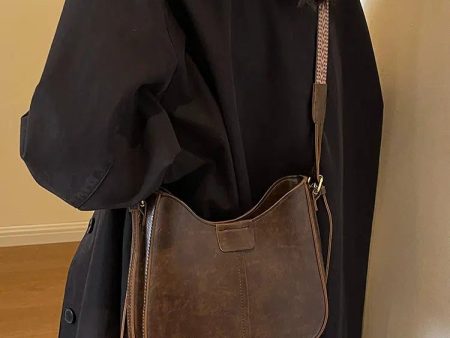 Vintage Crossbody Leather Bag Hot on Sale