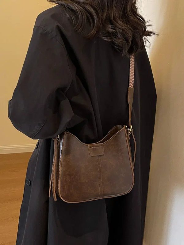 Vintage Crossbody Leather Bag Hot on Sale