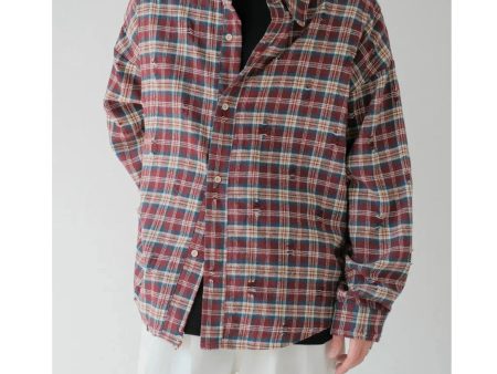 Casual Plaid Long Sleeve Shirt Online Sale