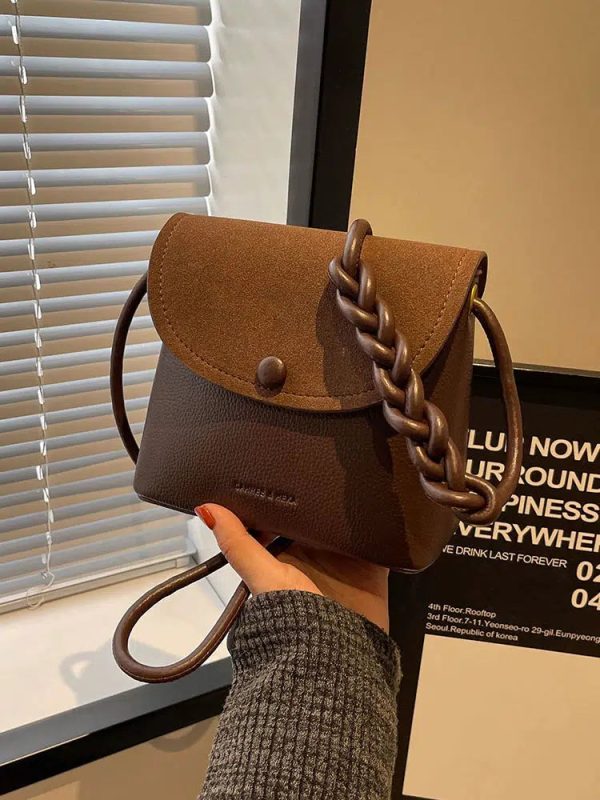 Braided Strap Bucket Shaped Bag Sale