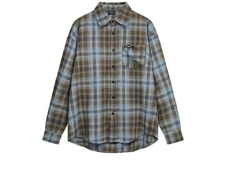 Casual Plaid Button Down Shirt Sale