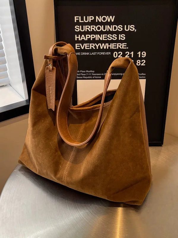 Suede Leather Tote Bag Online Sale