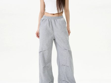 Wide-Leg Fleece-Trim Pants Online