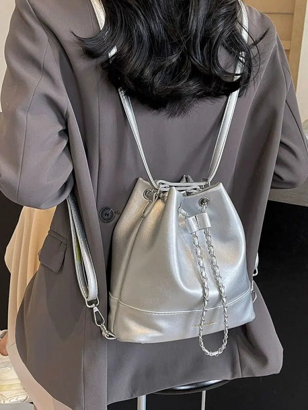 Chain Drawstring Shoulder Bag Supply