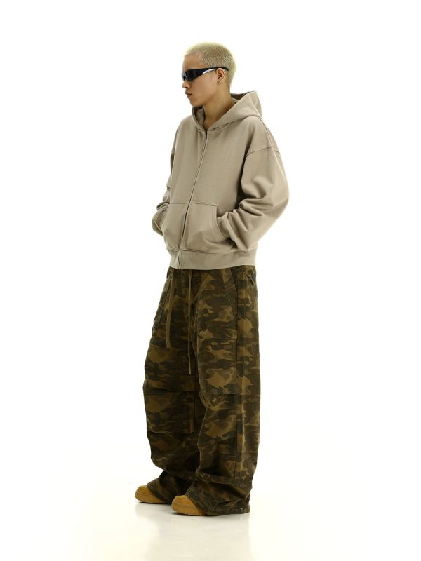 Camouflage Baggy Wide-Leg Pants Sale