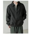 Casual Zip-Up Elastic Hem Jacket Sale