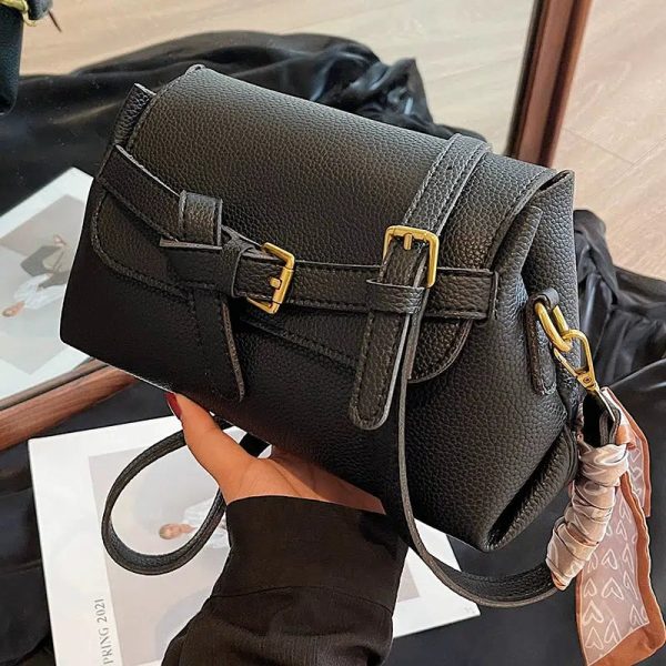 Casual Buckle Small Square Shoulder Bag Supply