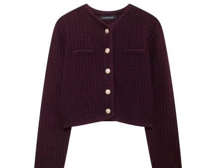 Button-Up Knit Cardigan Sale