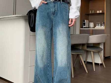 Casual Wide-Leg Jeans For Sale