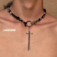 Sword Pendant Choker Necklace Online