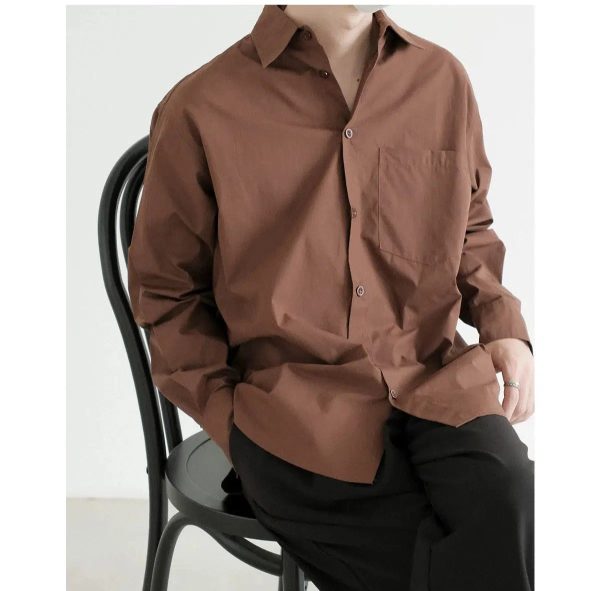 Casual Long Sleeve Button-Down Shirt Supply