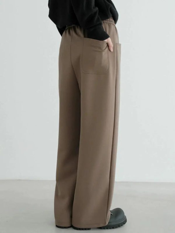 Wide-Leg Drawstring Sweatpants For Discount