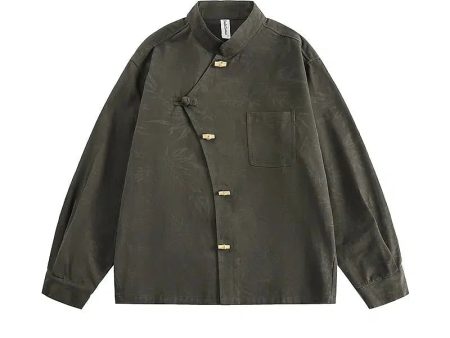 Traditional Japanese Collar Shirt Hot on Sale