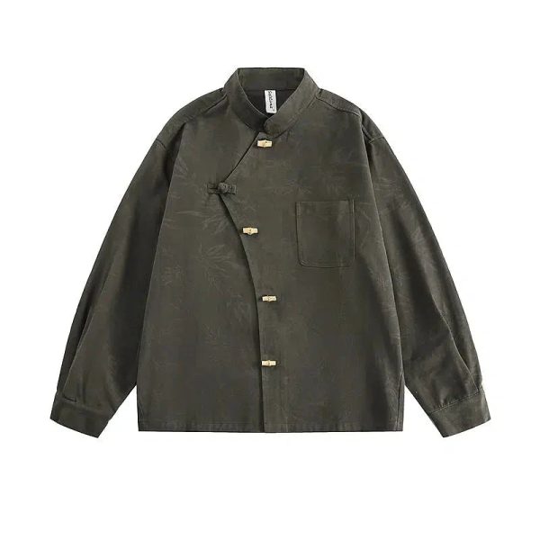 Traditional Japanese Collar Shirt Hot on Sale