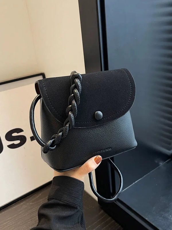 Braided Strap Bucket Shaped Bag Sale