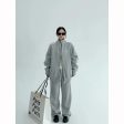 Casual Track Zipper Jacket Pants Suit Fashion