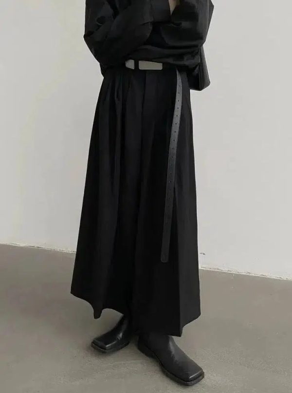 Wide-Leg Flowing Drape Pants Online