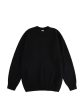 Vintage Crew Neck Knitted Sweater on Sale