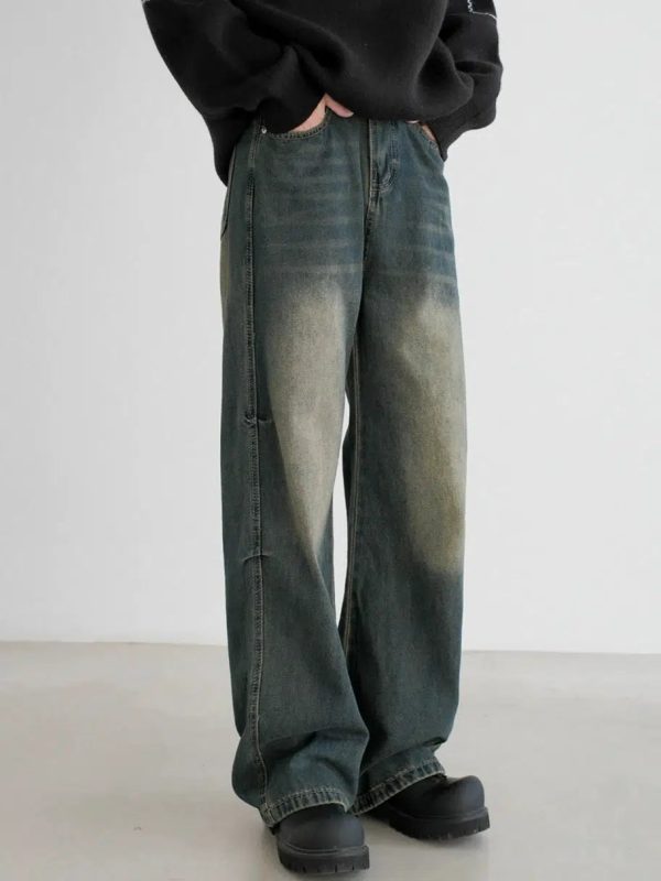 Wide-Leg Straight Jeans Sale