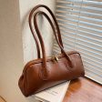 Twin Handles Leather Shoulder Bag Online Hot Sale