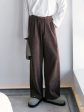 Velvet Wide-Leg Casual Pants Online Sale