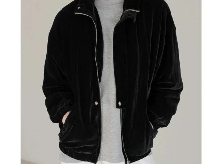 Velvet Zip-Up Jacket Supply